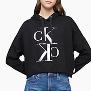 Calvin Klein Jeans Black Logo Hoodie